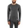 Carhattt Underwear: Men's MBL131 Black Heather Heavyweight Base Force Poly-Wool Crew 1 Carhattt Underwear: Men's MBL131 Black Heather Heavyweight Base Force Poly-Wool Crew -Carhartt mbl131blk