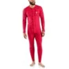 Carhartt Underwear: Men's MUS130 Red Classic Union Cotton-Poly Suit