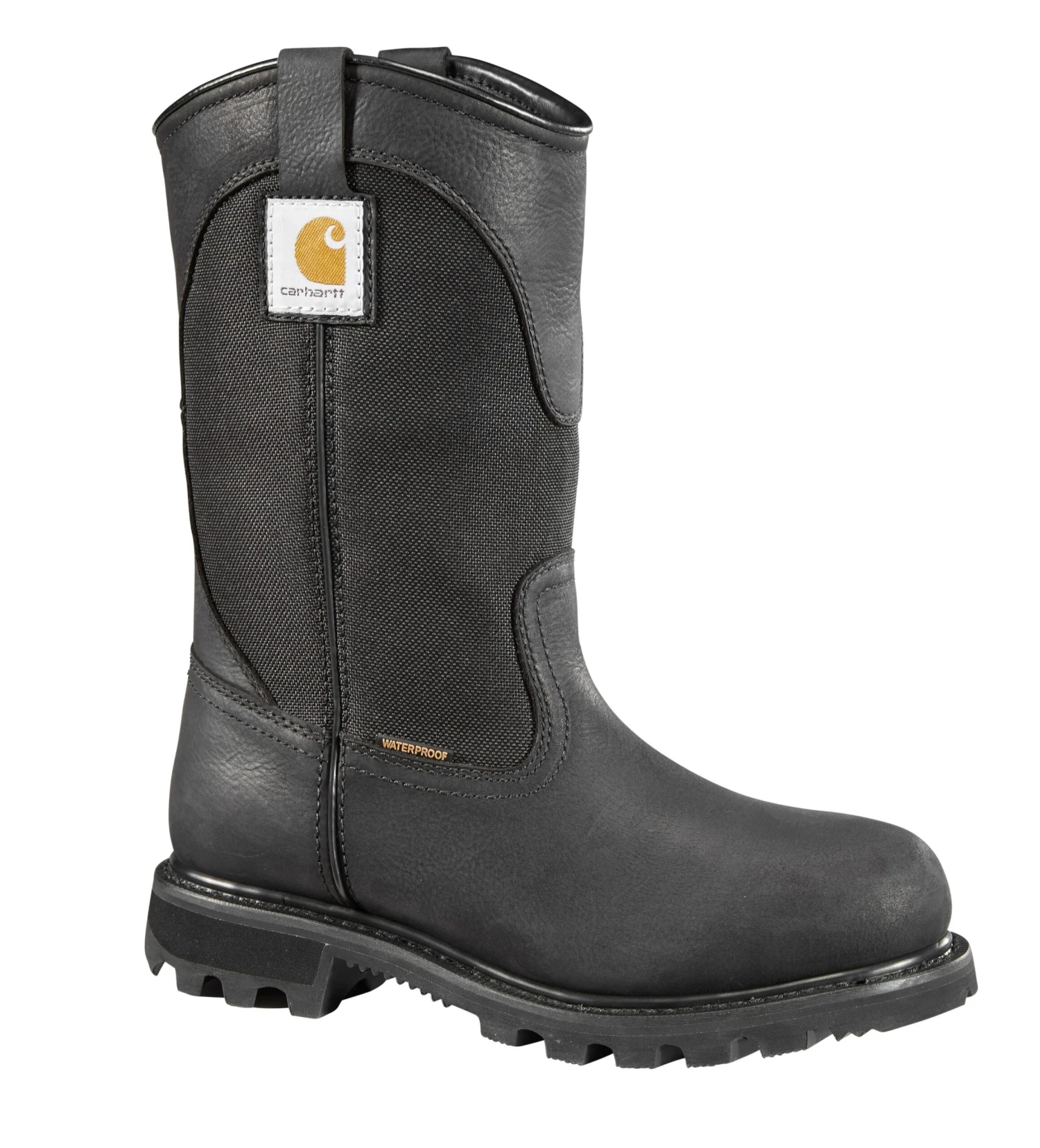 Carhartt Boots: Women's CWP1151 Black Waterproof Slip Resistant Wellington Work Boot 3 Carhartt Boots: Women's CWP1151 Black Waterproof Slip Resistant Wellington Work Boot