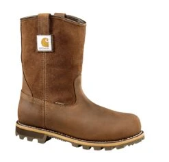 Carhartt Boots: Men's CMP1453 Brown Carbon Nano Toe Waterproof Slip Resistant Wellington Work Boot 10 Carhartt Boots: Men's CMP1453 Brown Carbon Nano Toe Waterproof Slip Resistant Wellington Work Boot -Carhartt tlx2tyeg